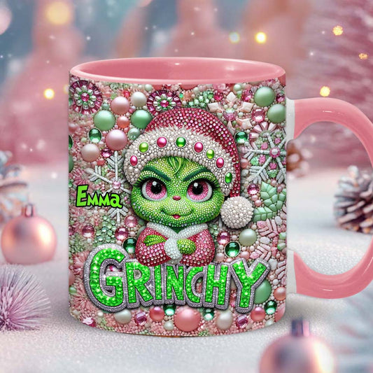 Merry Grinchmas - Personalized Stole Christmas Accent Mug