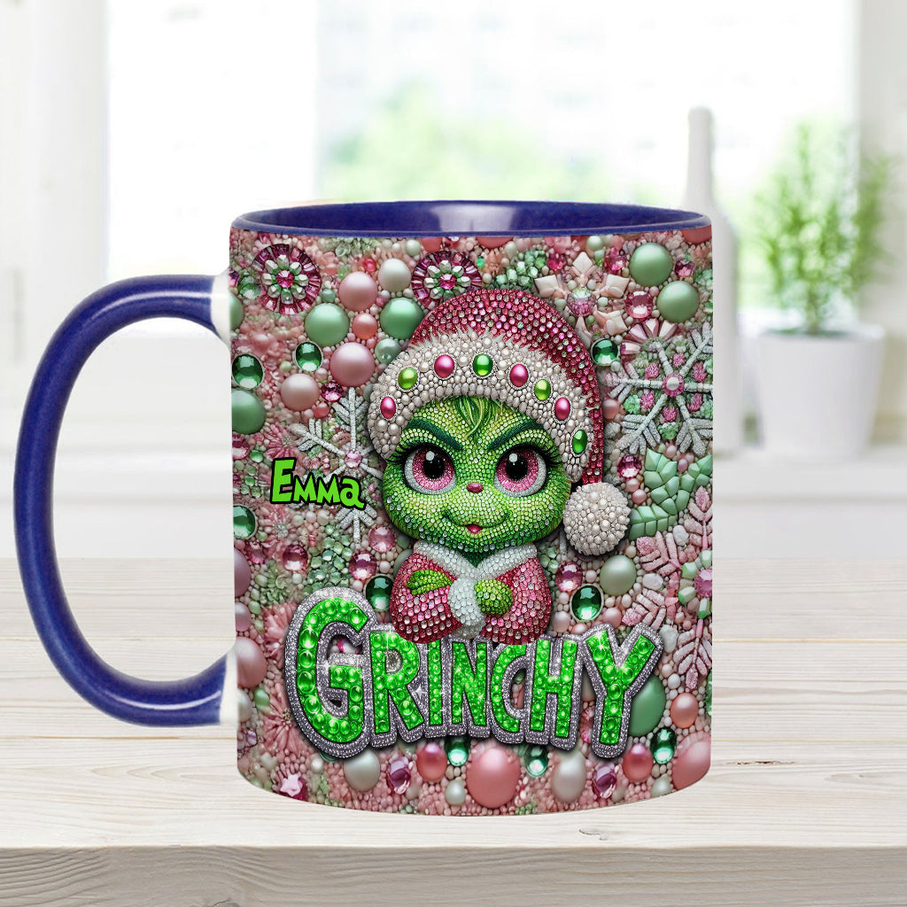 Merry Grinchmas - Personalized Stole Christmas Accent Mug