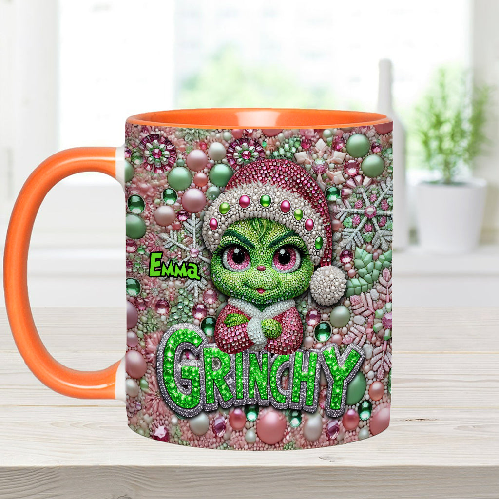 Merry Grinchmas - Personalized Stole Christmas Accent Mug