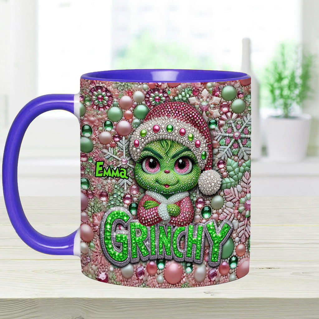 Merry Grinchmas - Personalized Stole Christmas Accent Mug