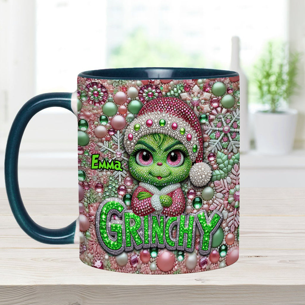 Merry Grinchmas - Personalized Stole Christmas Accent Mug