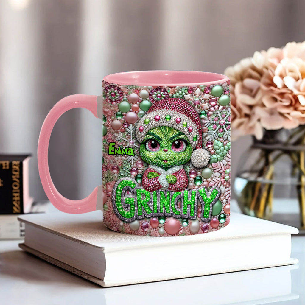 Merry Grinchmas - Personalized Stole Christmas Accent Mug