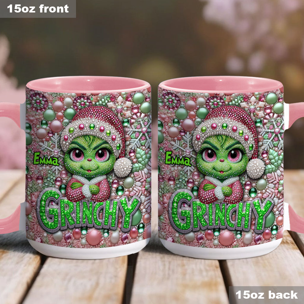Merry Grinchmas - Personalized Stole Christmas Accent Mug