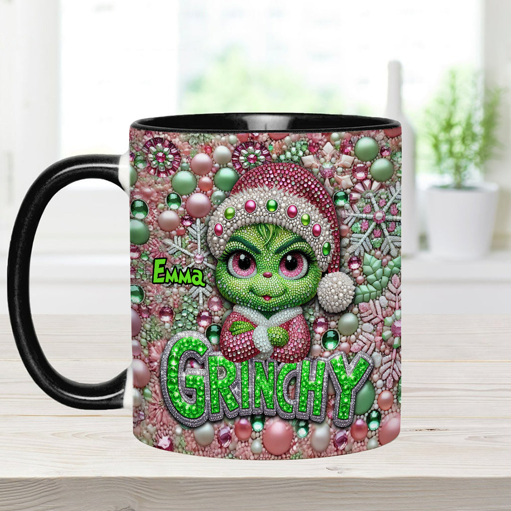 Merry Grinchmas - Personalized Stole Christmas Accent Mug