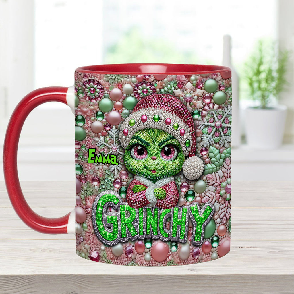 Merry Grinchmas - Personalized Stole Christmas Accent Mug