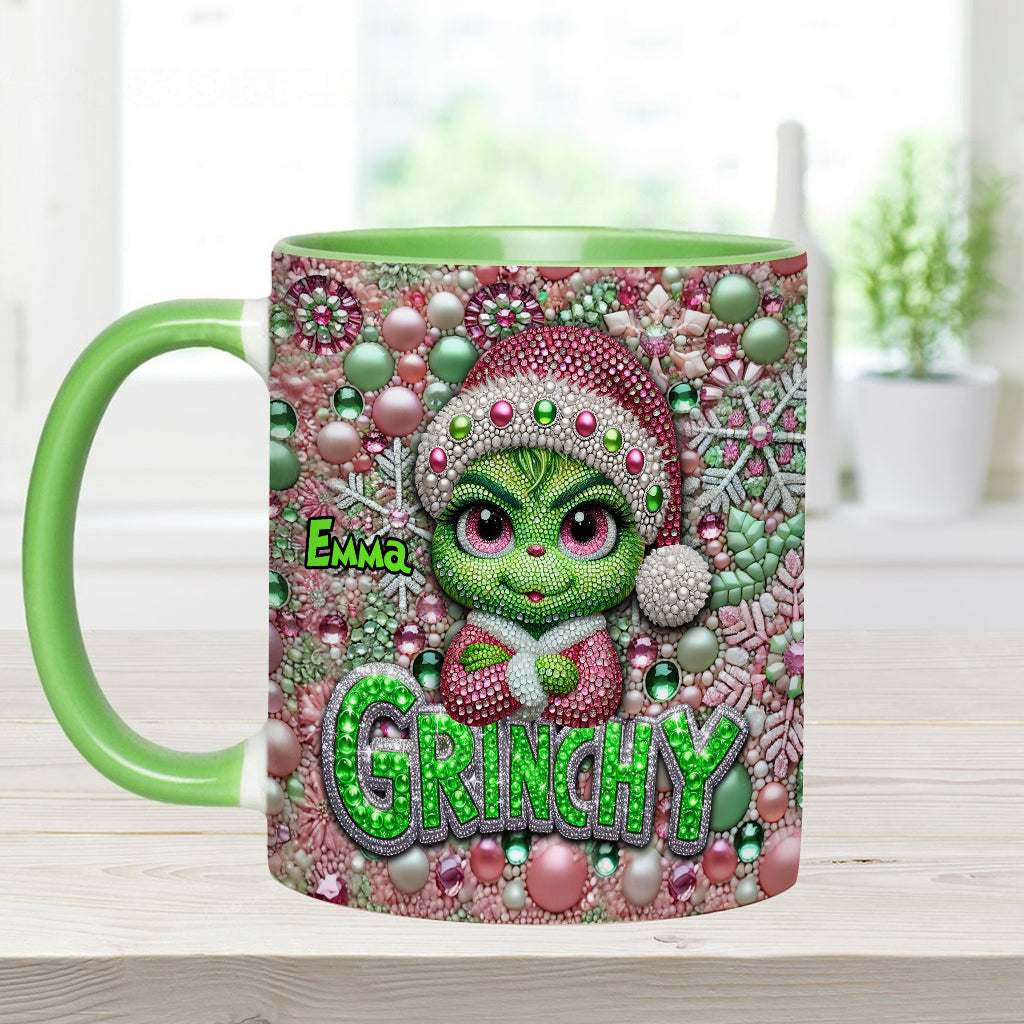 Merry Grinchmas - Personalized Stole Christmas Accent Mug