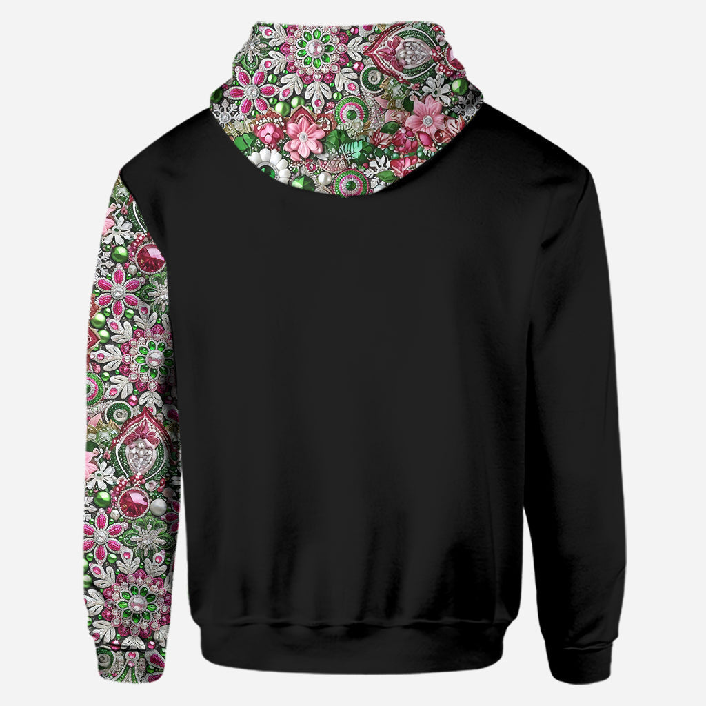 Joyeux Grinchmas ! - Sweat à capuche et legging personnalisés avec étole de Noël