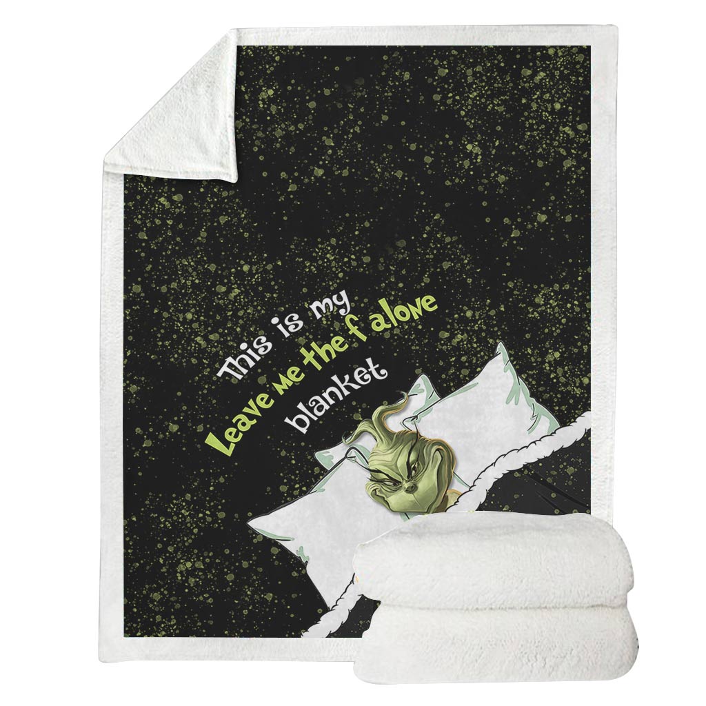 Voici ma couverture de Noël personnalisée « Laissez-moi tranquille »