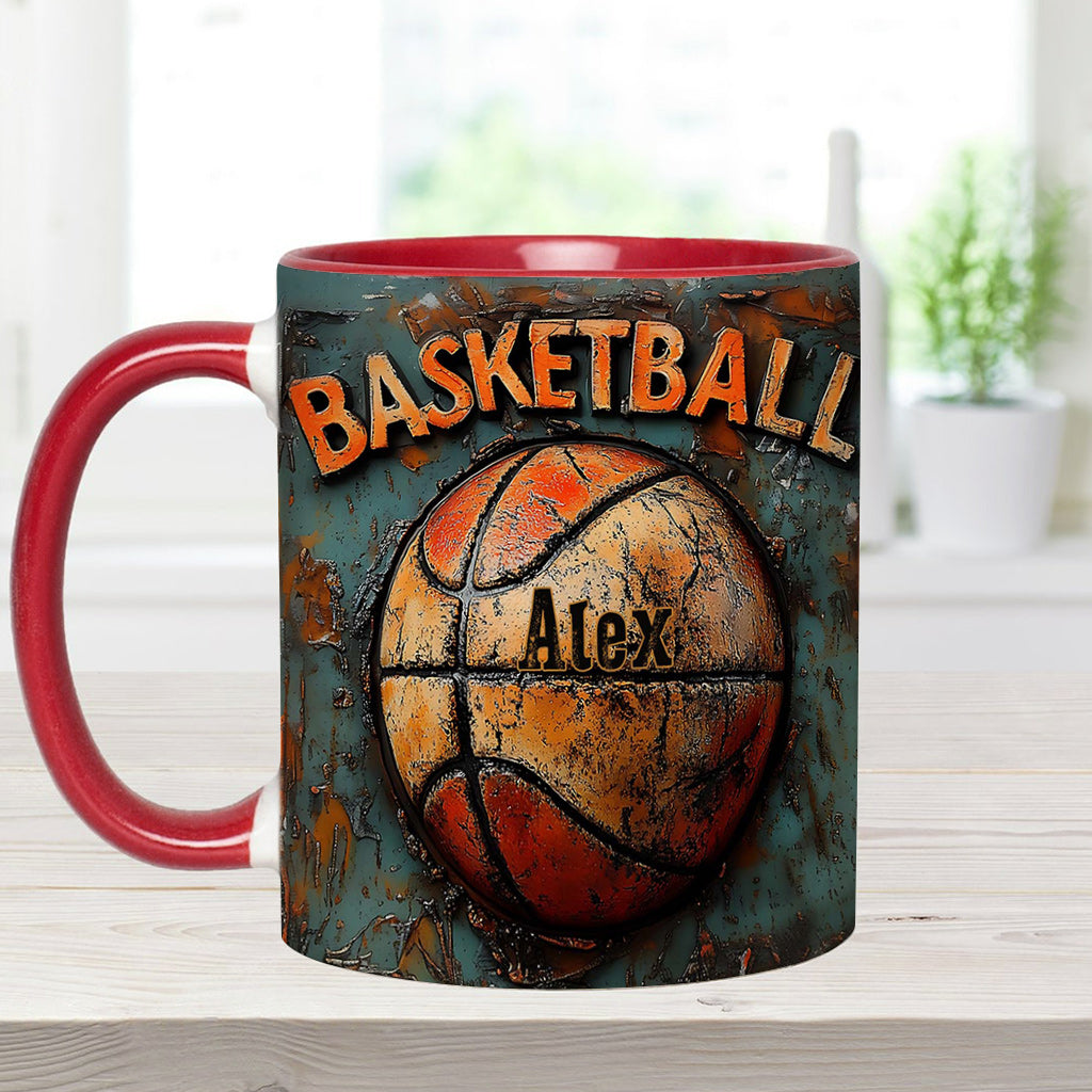 Mug personnalisé Basketball For Life - À l'effigie du basketball