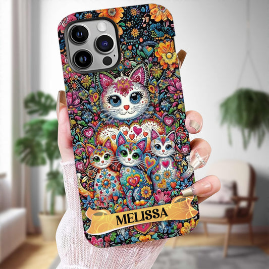 Magnifiques chats - Coque de téléphone personnalisée avec impression intégrale de chat