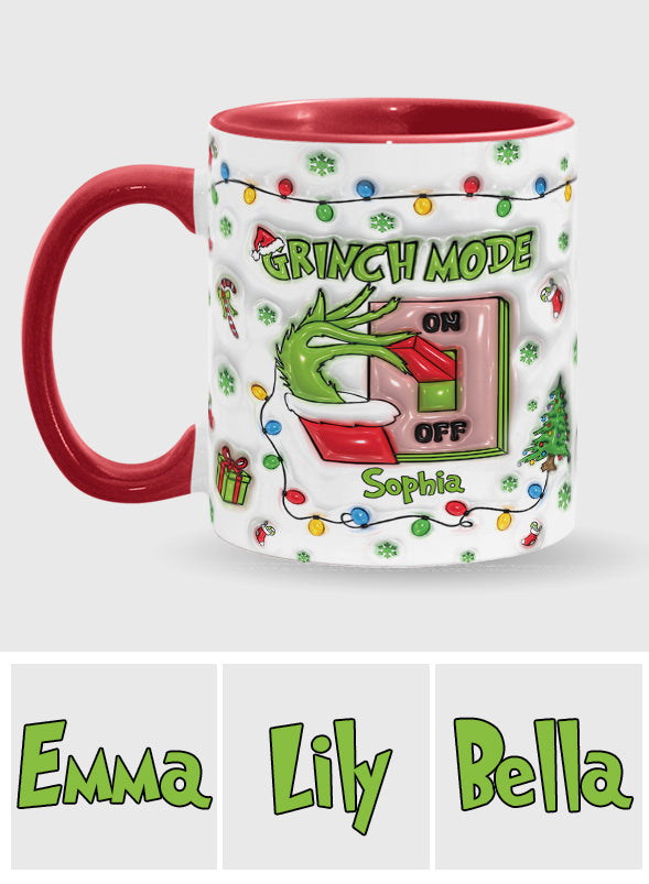 Mode Noël activé - Mug personnalisé avec étole de Noël