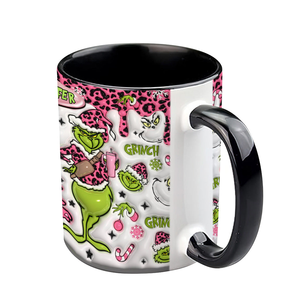 Merry Christmas - Personalized Stole Christmas Accent Mug