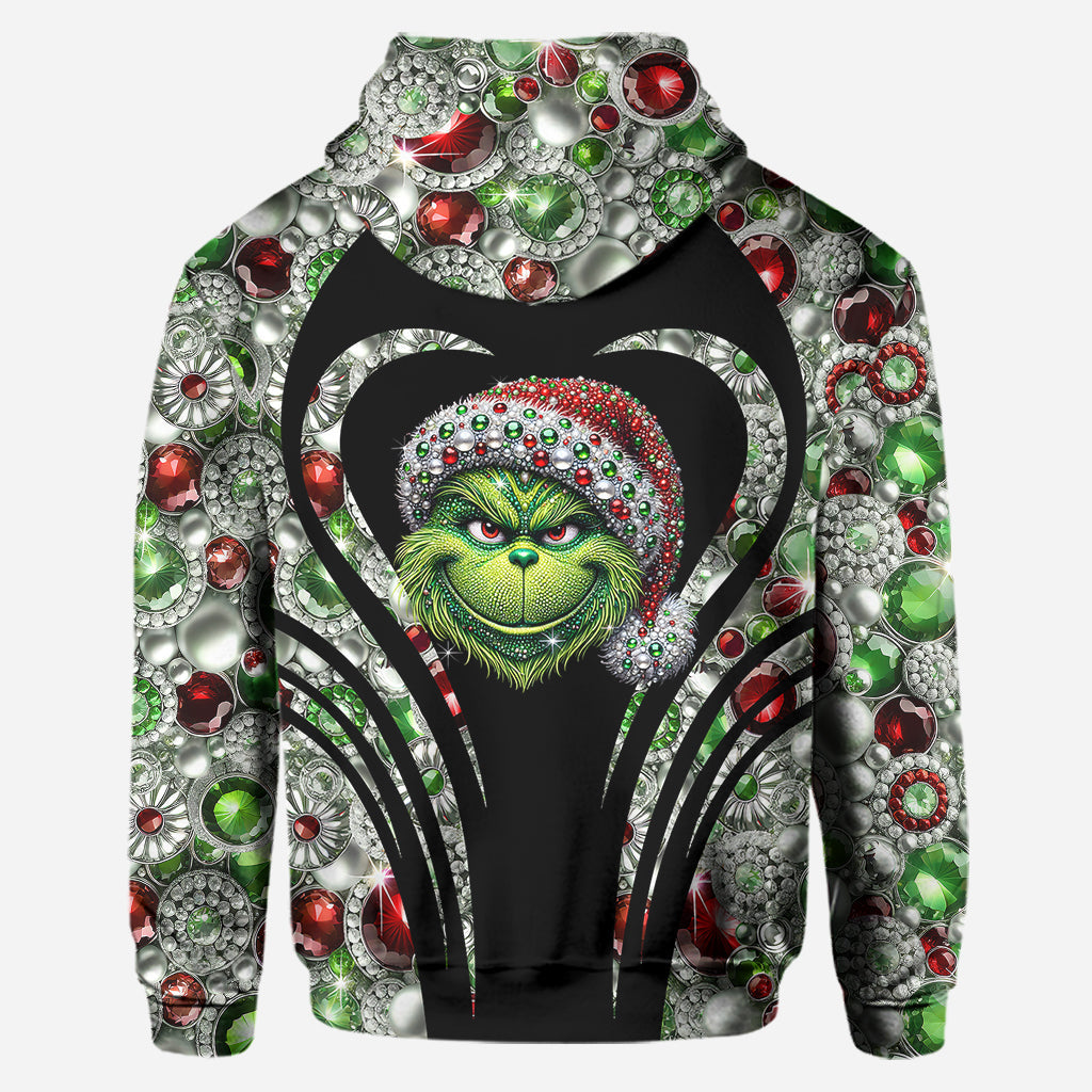 Sparkle Holiday - Personalized Stole Christmas Hoodie and Leggings