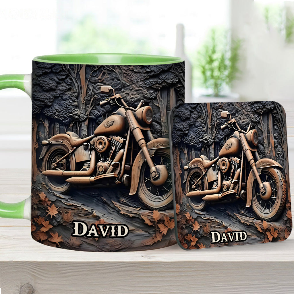 Ne sous-estimez jamais un vieux motard ! – Mug personnalisé pour motard