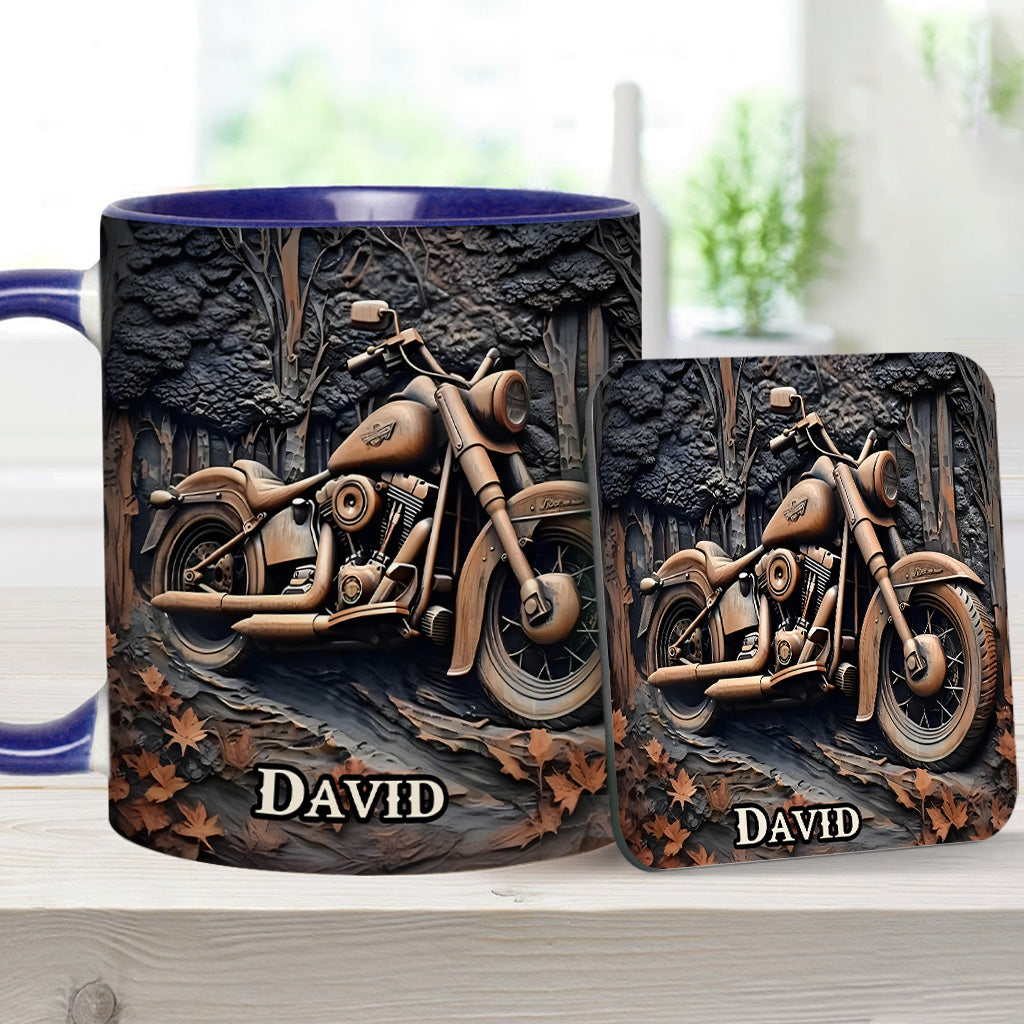 Ne sous-estimez jamais un vieux motard ! – Mug personnalisé pour motard