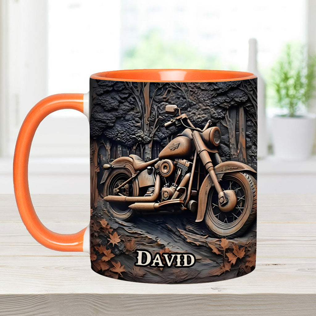 Ne sous-estimez jamais un vieux motard ! – Mug personnalisé pour motard