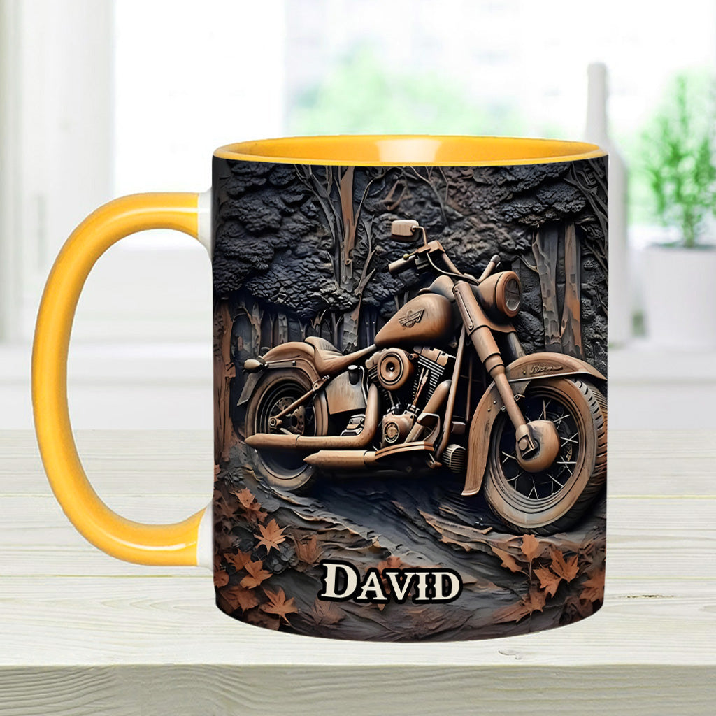 Ne sous-estimez jamais un vieux motard ! – Mug personnalisé pour motard