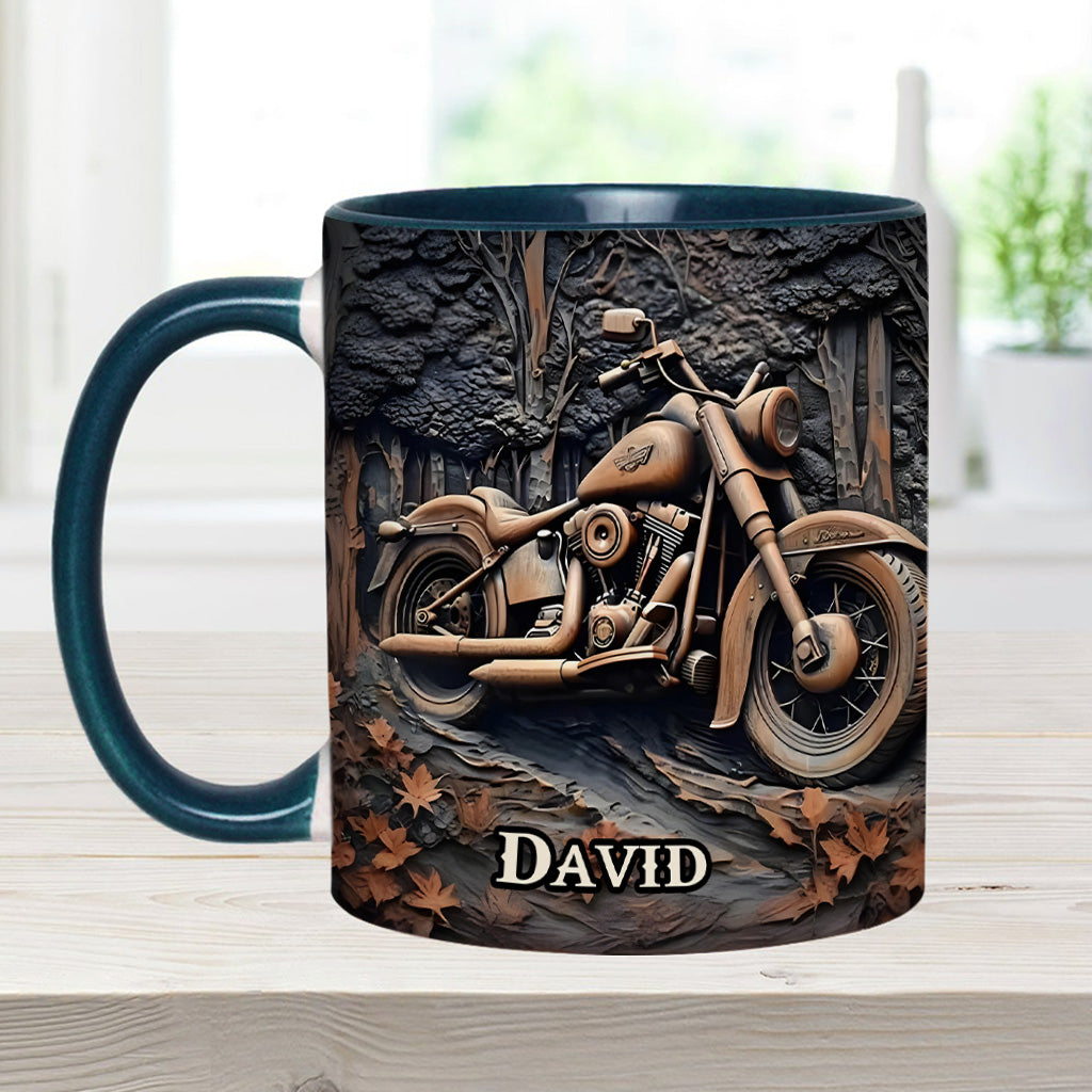 Ne sous-estimez jamais un vieux motard ! – Mug personnalisé pour motard