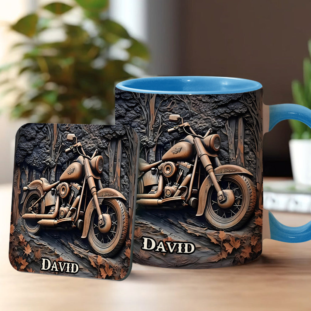 Ne sous-estimez jamais un vieux motard ! – Mug personnalisé pour motard