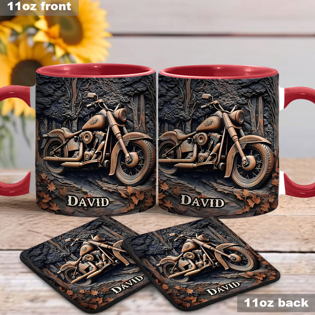 Ne sous-estimez jamais un vieux motard ! – Mug personnalisé pour motard