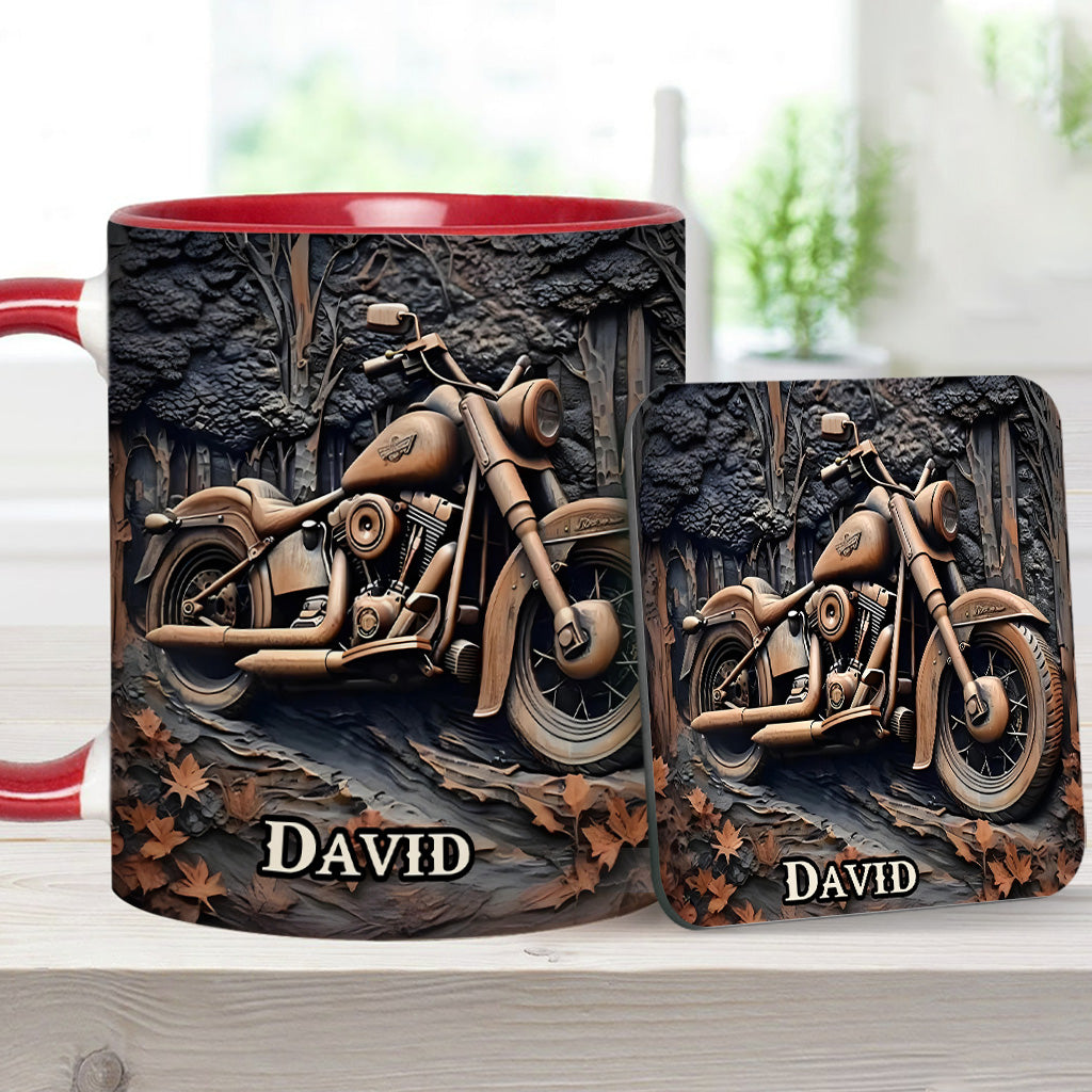Ne sous-estimez jamais un vieux motard ! – Mug personnalisé pour motard