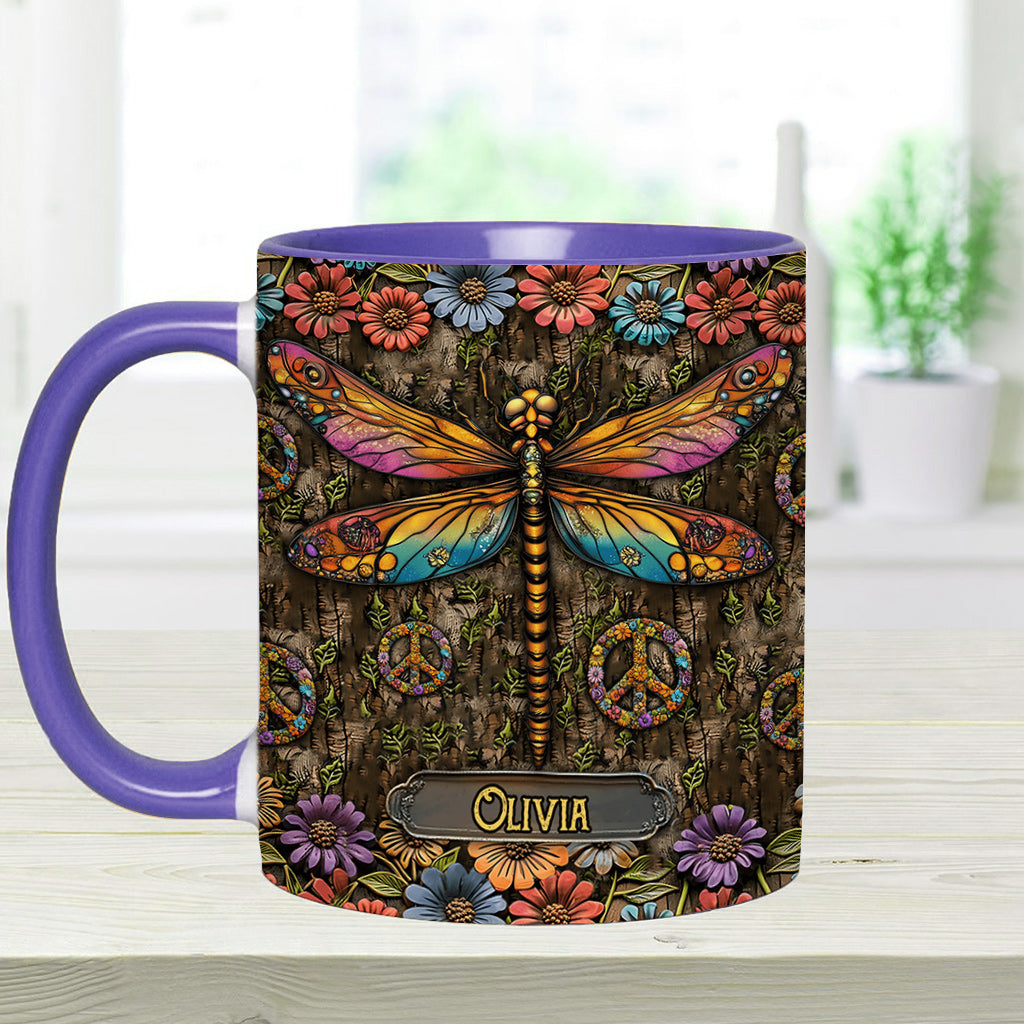 Amoureux du hippie - Mug personnalisé à l'esprit hippie