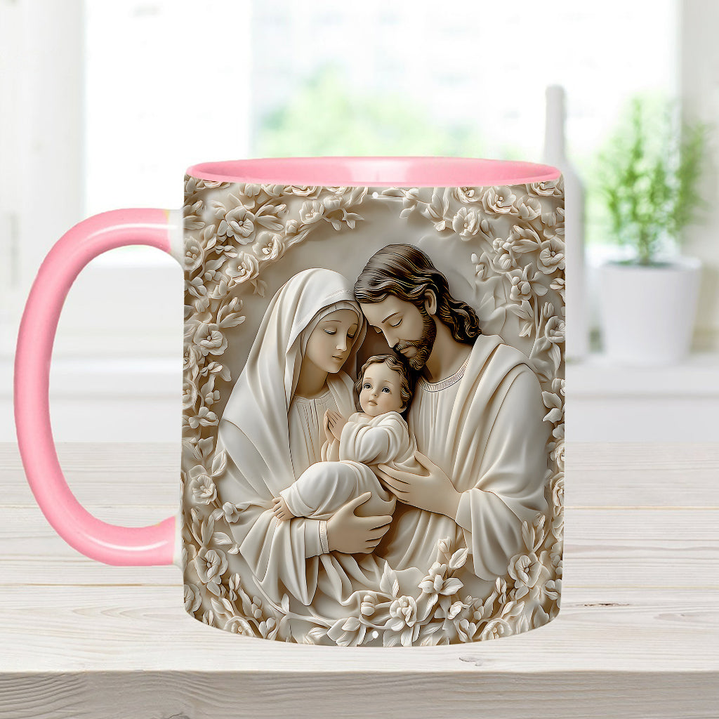 Mug chrétien personnalisé La Sainte Famille