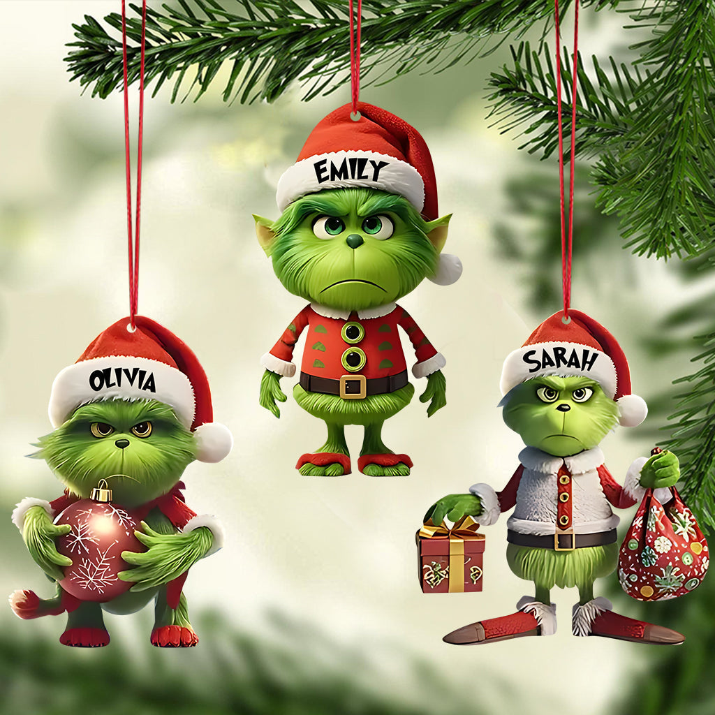 Mini Green - Ornement de Noël personnalisé en forme d'étole