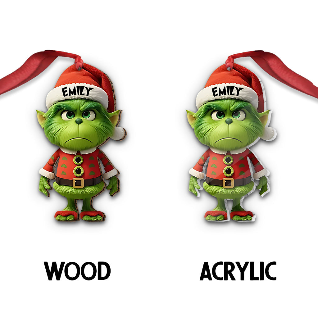 Mini Green - Ornement de Noël personnalisé en forme d'étole