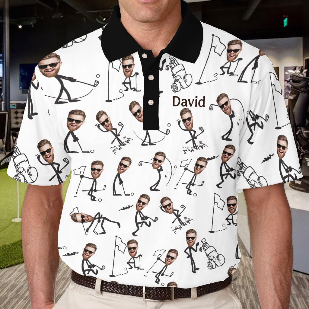 Cadeau pour papa, oncle, mari golfeur... - Polo de golf personnalisé