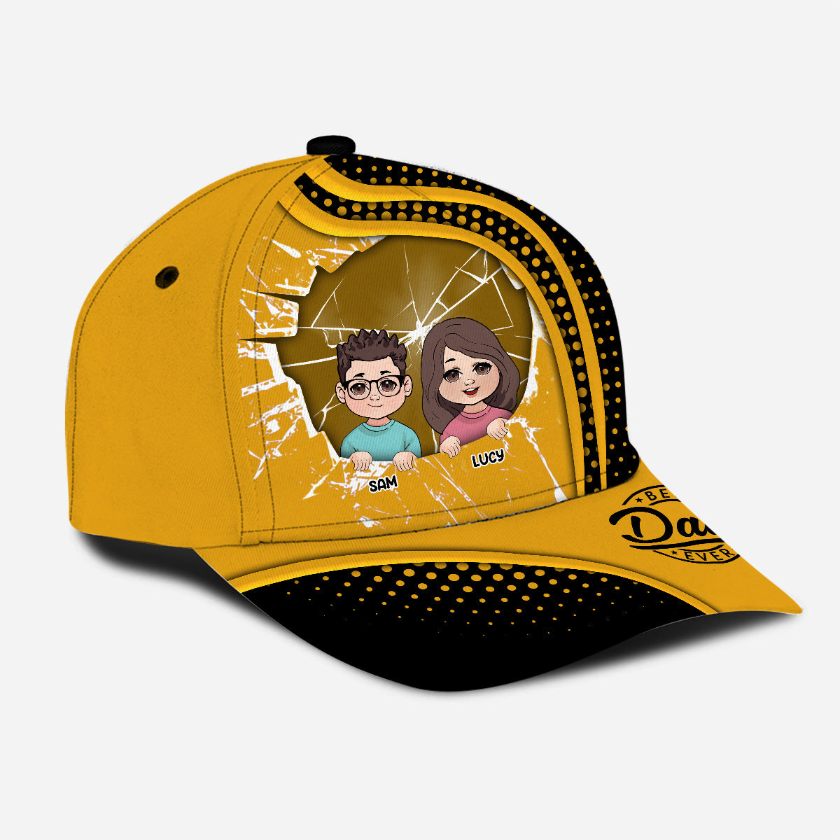 Meilleur papa du monde - Casquette classique personnalisée pour papa