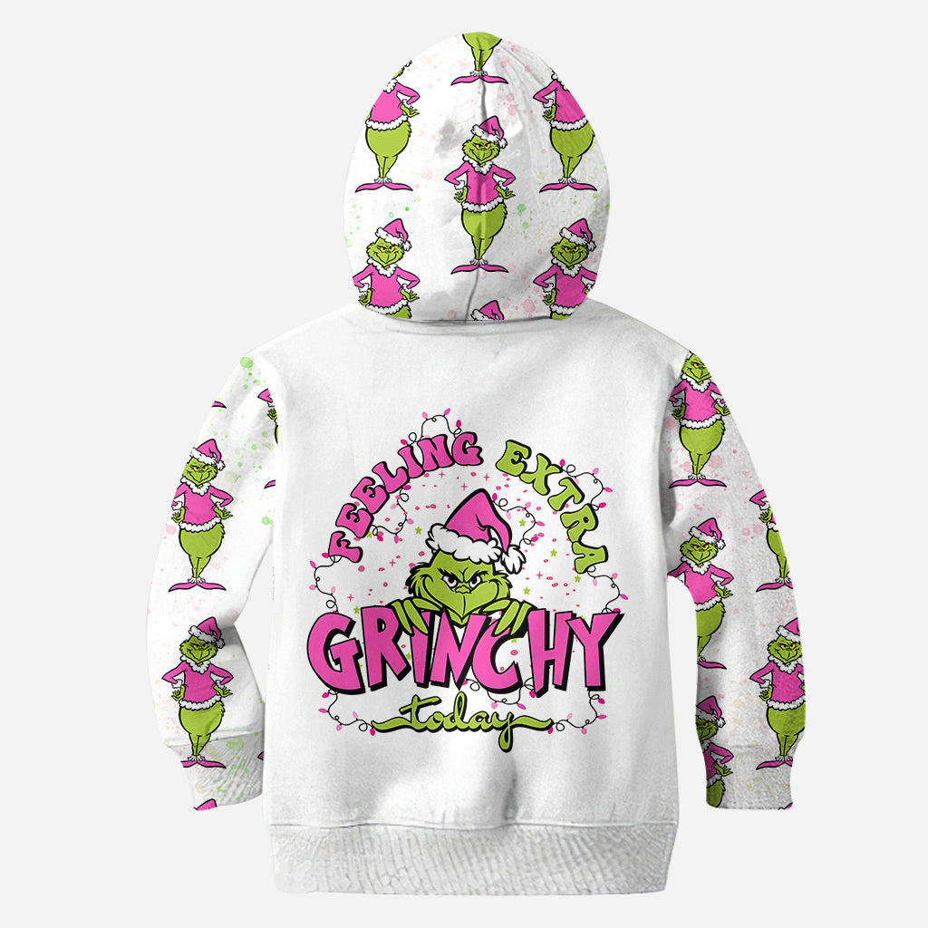 Feeling Extra Grincy - Personalized Stole Christmas Hoodie and Leggings