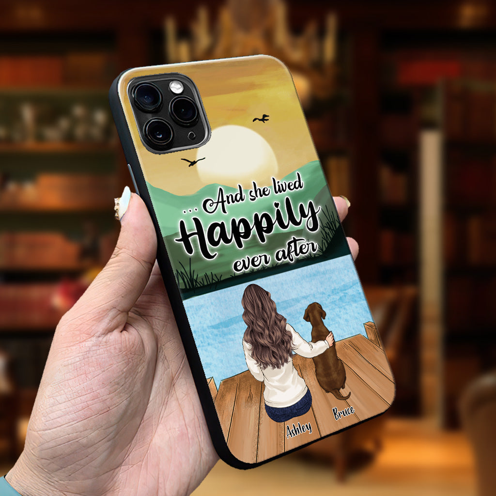 Coque de téléphone personnalisée pour la fête des mères avec un chien : « Tu m’as conquise dès le premier aboiement ! »