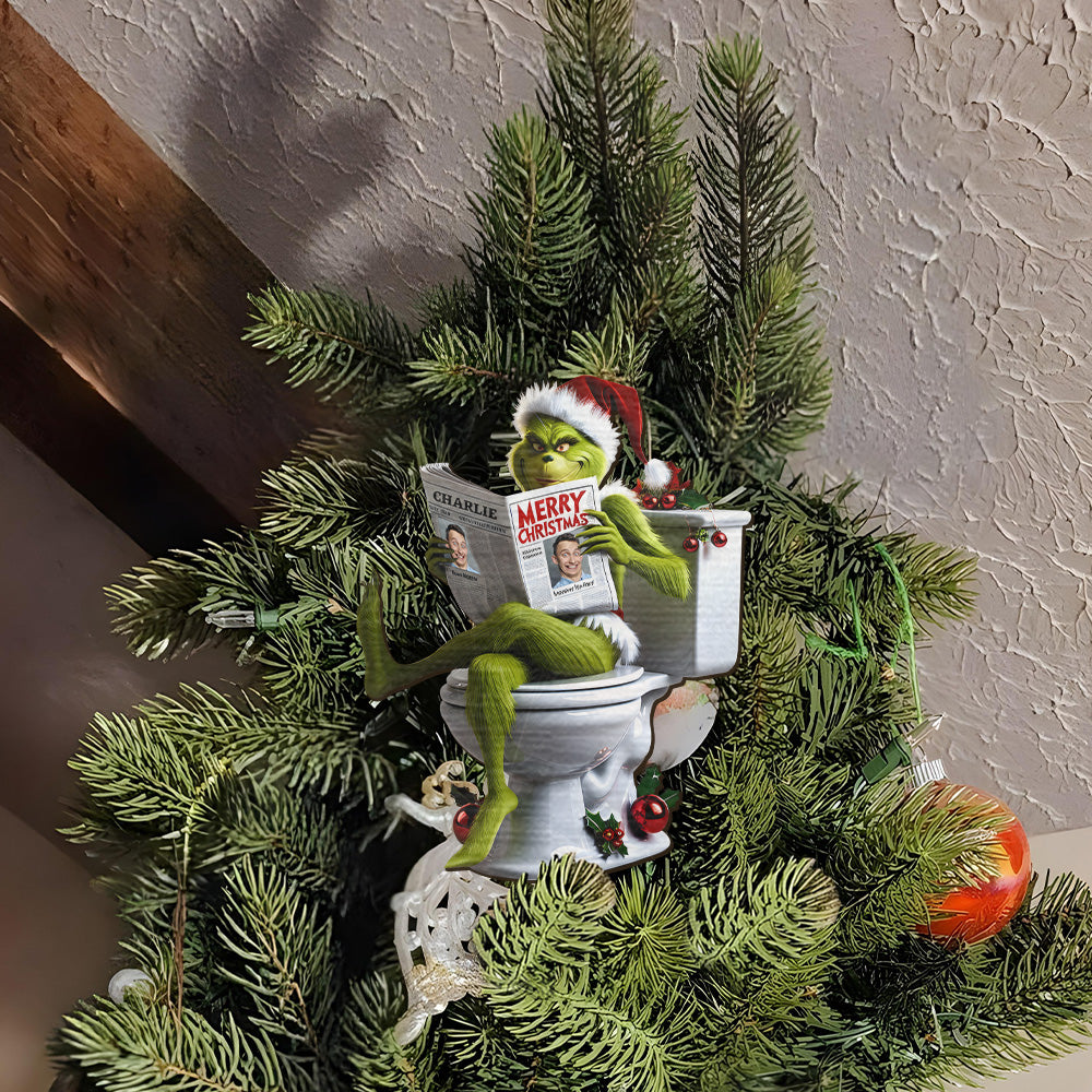 Merry Christmas - Personalized Stole Christmas Tree Topper