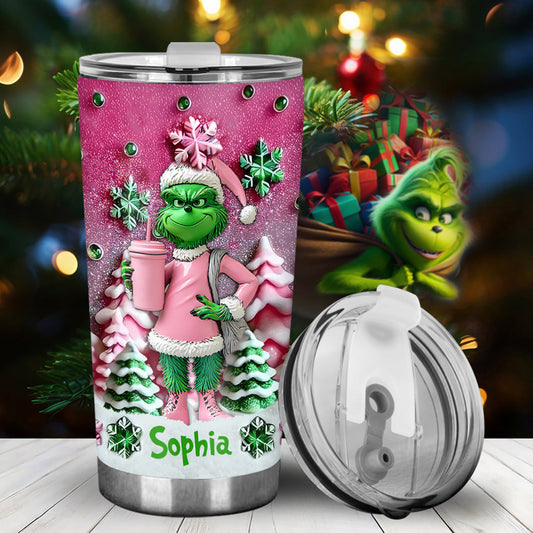 Merry Chrinchmas - Personalized Stole Christmas Tumbler