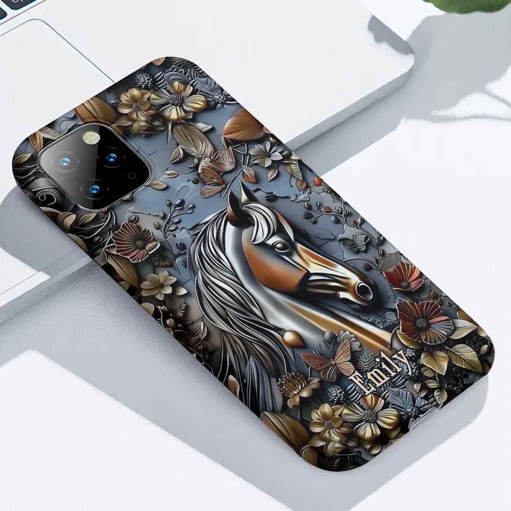 Stunning Horse - Personalized Horse Full Print Phone Case