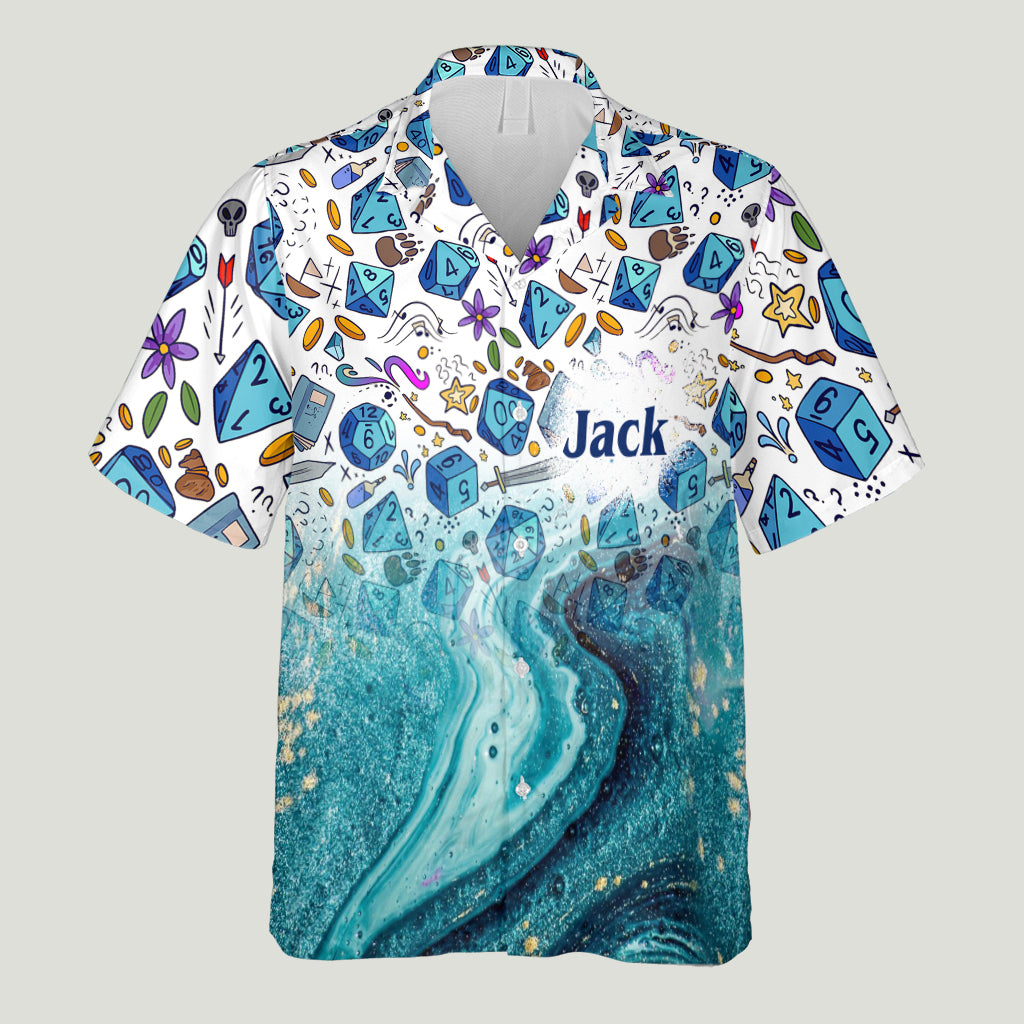 Because I'm The DM - Personalized RPG Hawaiian Shirt