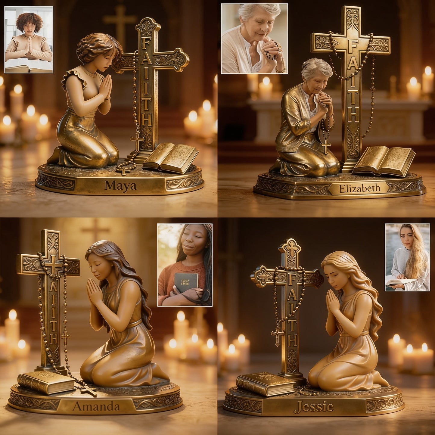 Faith - Personalized Christian Custom Shaped Acrylic Plaque