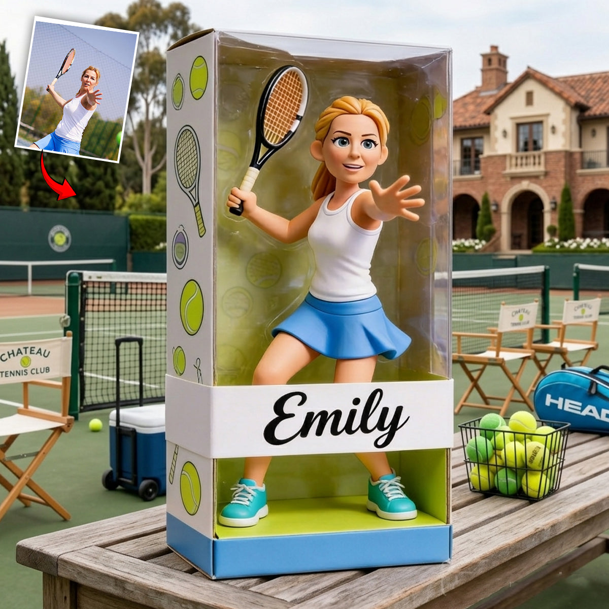 Any Sport - Tennis, Volleyball, Football, Baseball... - Personalized Asian Woman Custom Shaped Acrylic Plaque