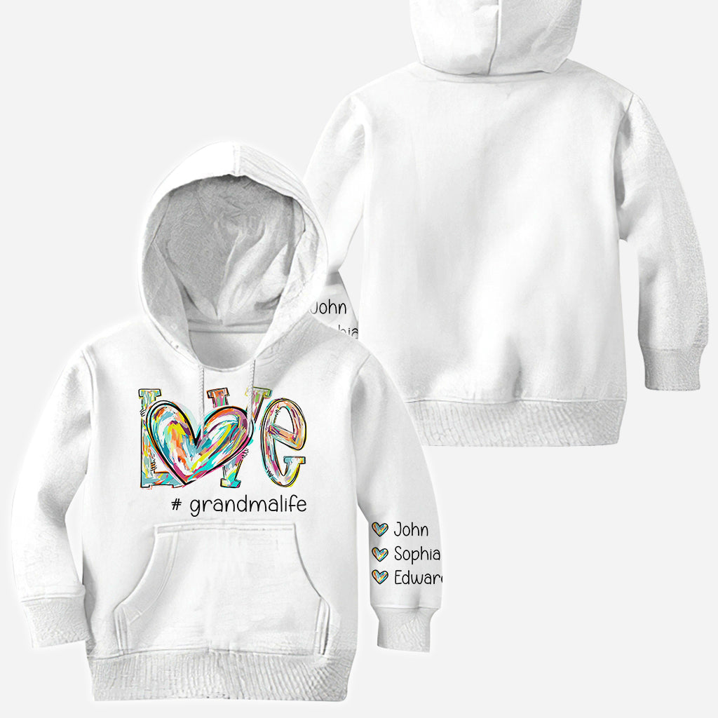 T-shirt personnalisé « J’aime mamie »
