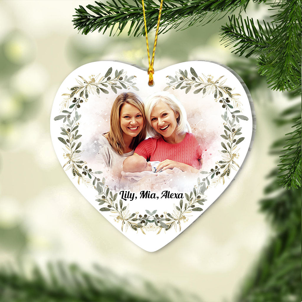 New Grandma - Gift for grandma - Personalized Ornament