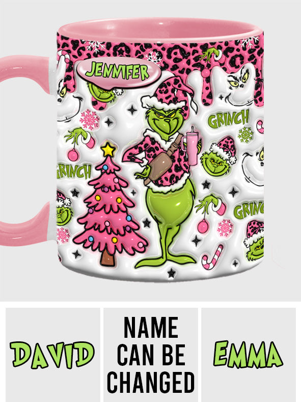 Merry Christmas - Personalized Stole Christmas Accent Mug