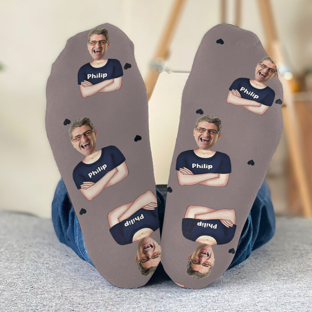 You're The Man - Gift for dad, grandpa, uncle, husband - Personalized Socks