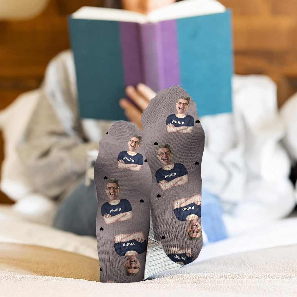 You're The Man - Gift for dad, grandpa, uncle, husband - Personalized Socks