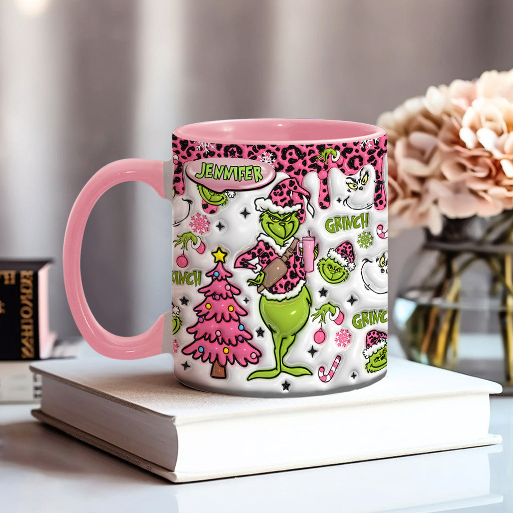 Merry Christmas - Personalized Stole Christmas Accent Mug