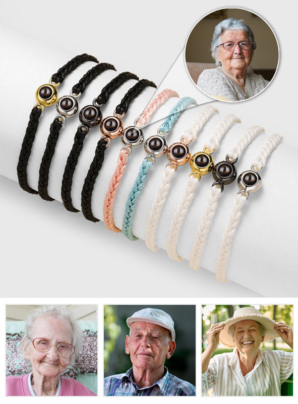 Ceux qu'on aime ne disparaissent jamais - Bracelet de projection personnalisé, cadeau commémoratif en cas de perte.