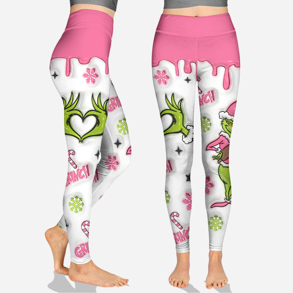 Je suis réservé(e) - Sweat à capuche et legging personnalisés « Étole de Noël »