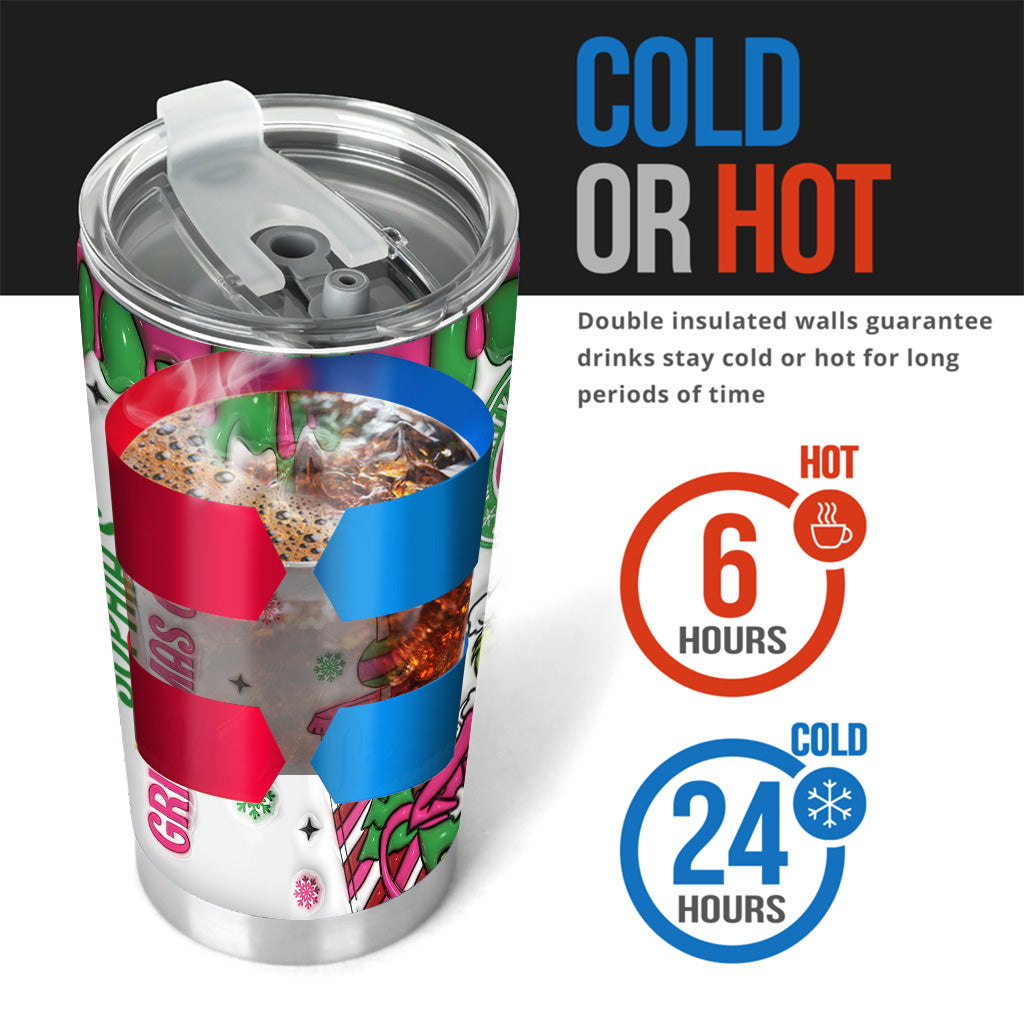 Merry Christmas - Personalized Stole Christmas Tumbler