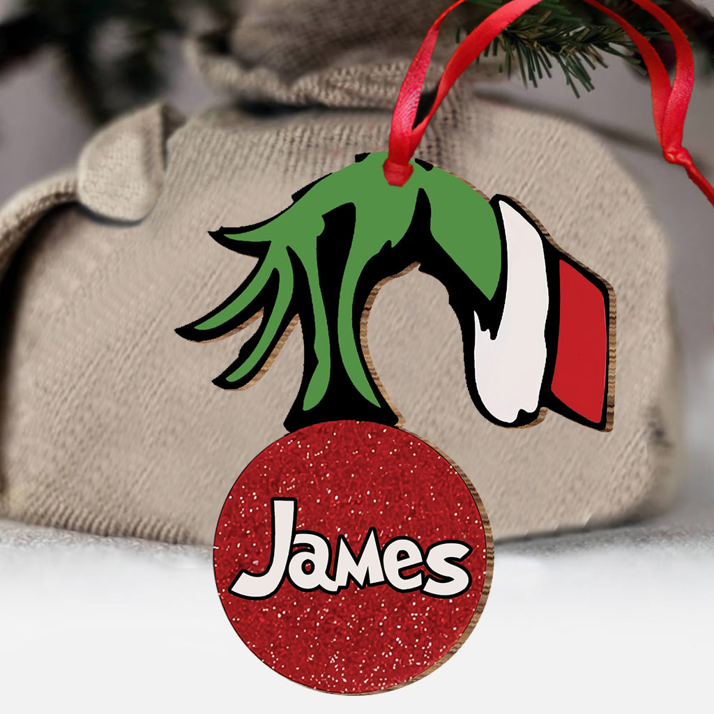 Joyeux Noël - Ornement de Noël personnalisé en forme d'étole