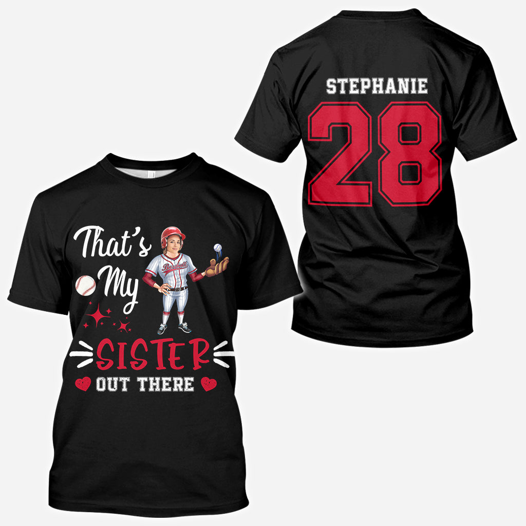Mon joueur préféré - T-shirt de baseball personnalisé intégral